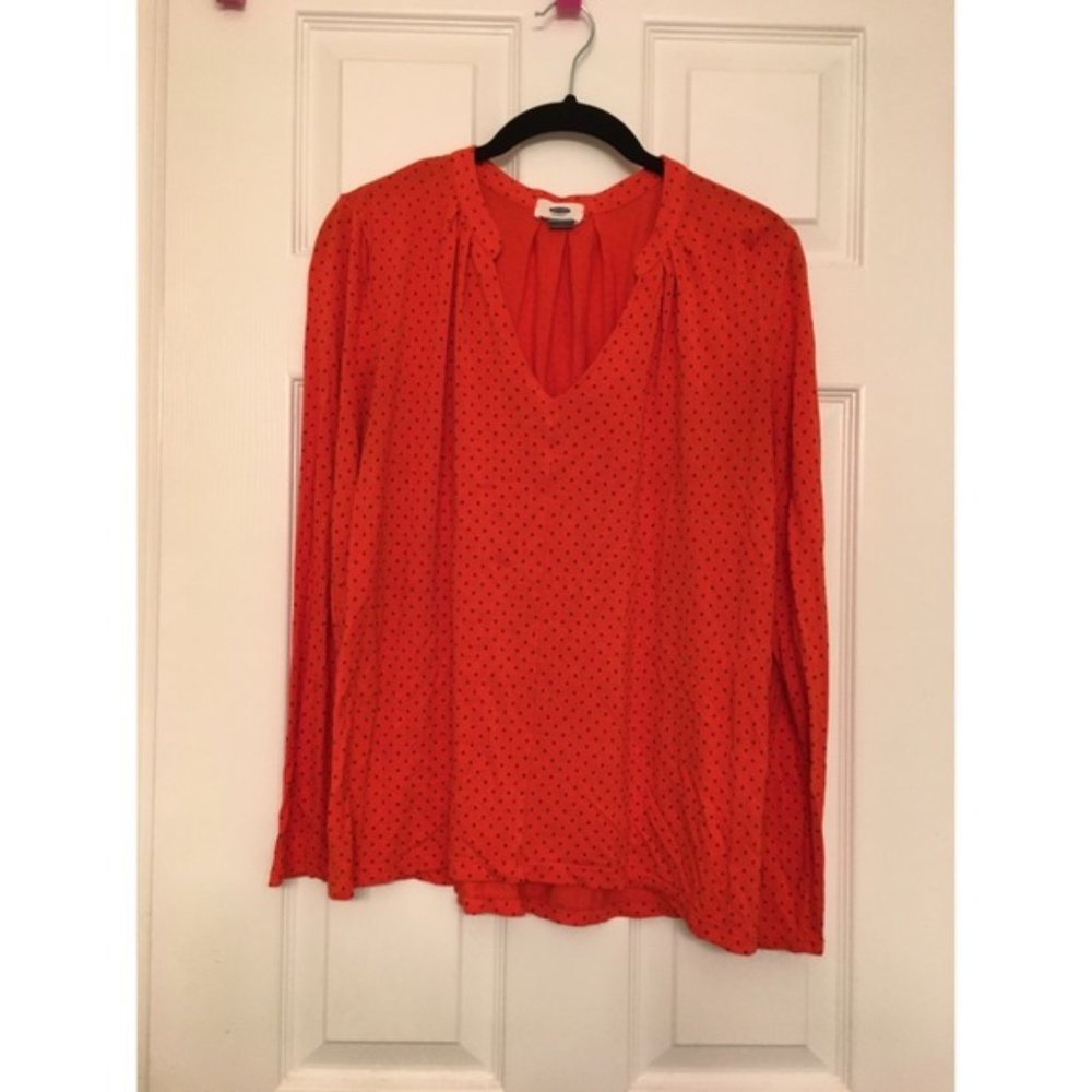 💚 5 for $15! 💚 Old Navy Orange Patterned Top